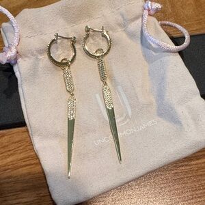 Uncommon James Gold Dagger Earrings